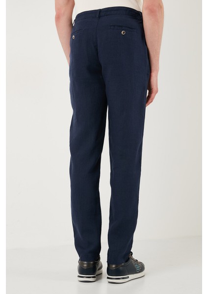 U.s. Polo Carrot Fit Normal Bel Daralan Paça Keten Pantolon Erkek Pantolon G081SZ0782106438