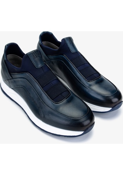 Erkek Hakiki Deri Lacivert Sneakers & Spor Ayakkabı 383 VAL-6094 Erk Ayk Y25 Lacı Slvr fiyatları