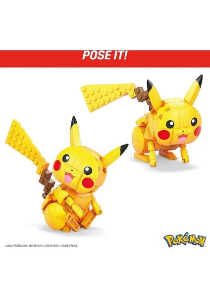 Mega Construx Pokémon - Asortili Figürler, 6 Yaş ve Üzeri Için Ideal Yapı Oyuncakları - Pikachu fırsatları