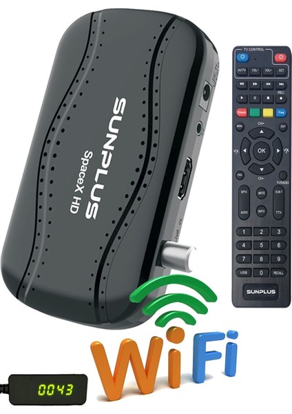 Sunplus Ramtech Dahili Wifi Hd Full Hd Uydu Alıcısı Çanaklı-Çanaksız Akıllı Kumanda fiyatları