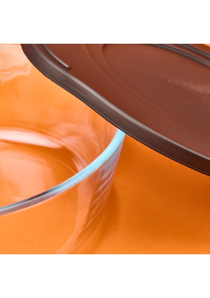 Kapaklı Borcam - Şeffaf / Siyah - 2,2 Lt fırsatları