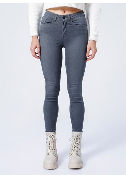 Koyu Gri Kadın Denim Pantolon I-MS00005245 fiyatları