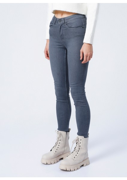 Koyu Gri Kadın Denim Pantolon I-MS00005245 modelleri