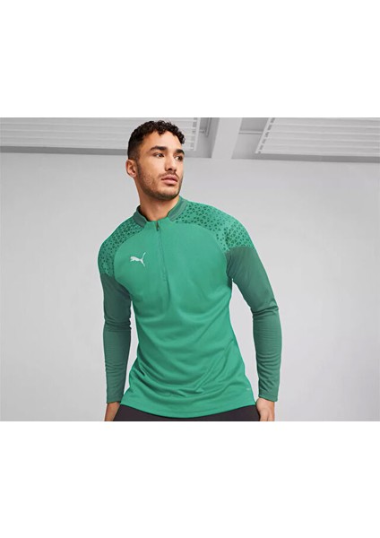 Teamcup Training 1/4 Zip Top Erkek Futbol Uzun Kollu Antrenman Üstü 65798205 Yeşil modelleri