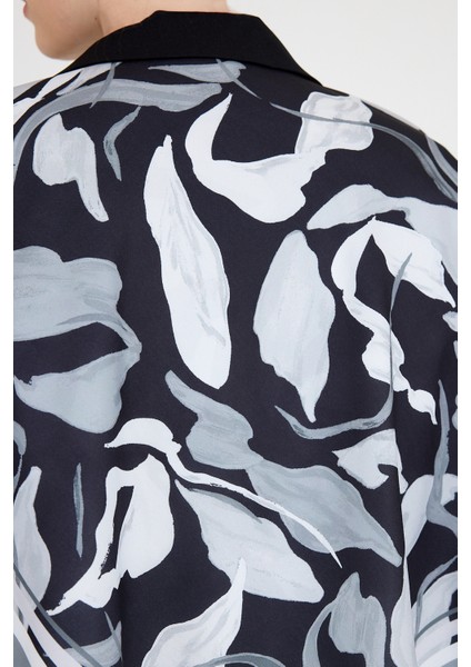 Füme Yaprak Desen Eşarp 3004 fırsatları