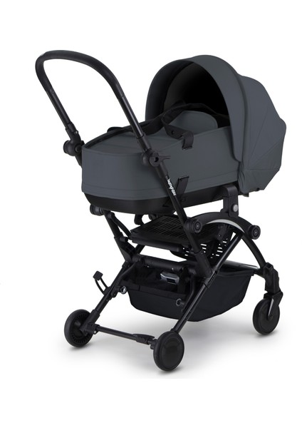 Connect 3 Black-Grey Bebek Arabası / Yan Düzenleyici / Grey-Black Yan Bakım Çantası / Grey Portbebe modelleri