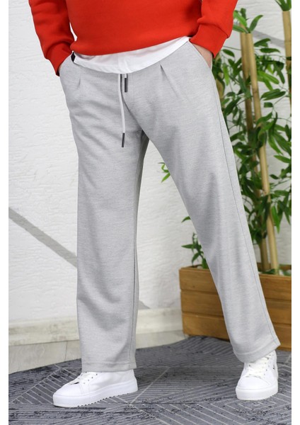 Erkek Baggy Fit Rahat Örme Pantolon fırsatları