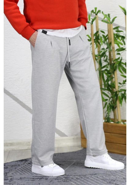 Erkek Baggy Fit Rahat Örme Pantolon indirimleri
