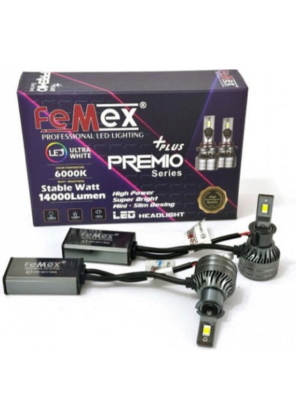 Premio Plus H3 Şimşek Etkili LED Xenon 14000 Lumen fiyatları