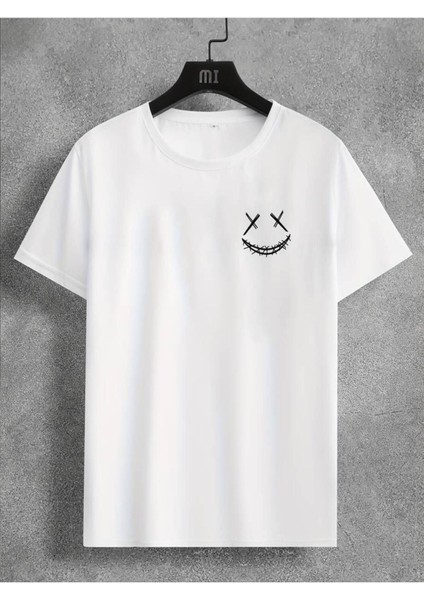 Unisex Teddy Ayıcık Baskılı Oversize %100 Pamuk T-Shirt