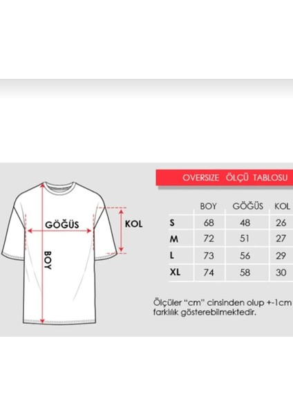 Unisex Attıtude Teddy Baskılı Oversize %100 Pamuk T-Shirt