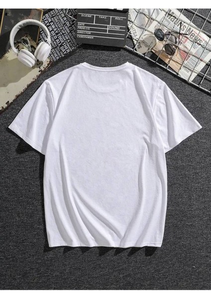 Unisex Beyaz Energy Milk Coffee Baskılı Oversize %100 Pamuk T-Shirt fiyatları