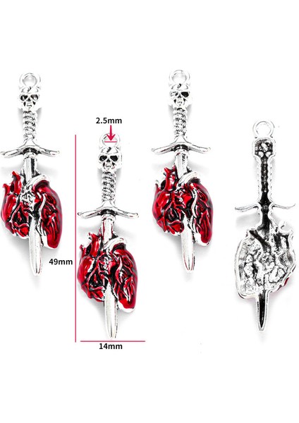 Yeni Retro Gotik Tarzı Dıy Alaşım Takı Aksesuarları Bilezik Kolye Kolye Okul Çantası Kolye (Yurt Dışından)