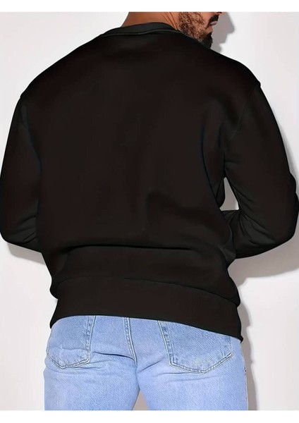 Unisex King Baskılı Oversize Bisiklet Yaka Sweatshirt Hoodie fiyatları