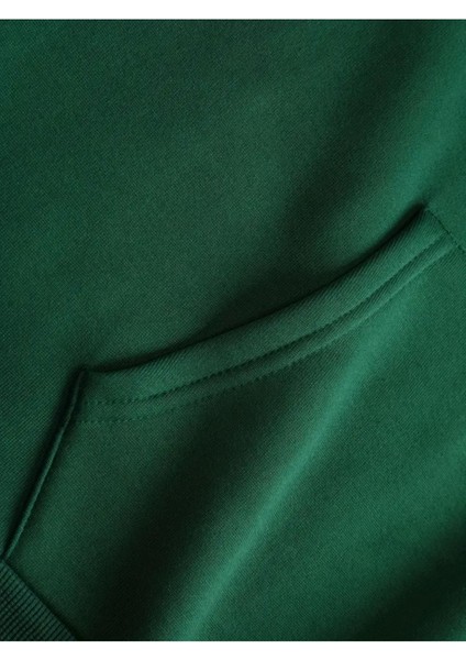 Unisex Stare Baskılı Oversize Kapüşonlu Sweatshirt Hoodie