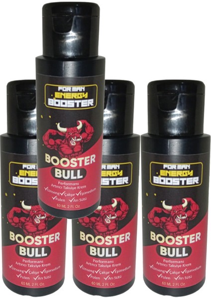4 Tane Erkeklere Özel Yüksek Hızlı Aktivasyon Kremi 60 ml / 4 Adet 60 ml