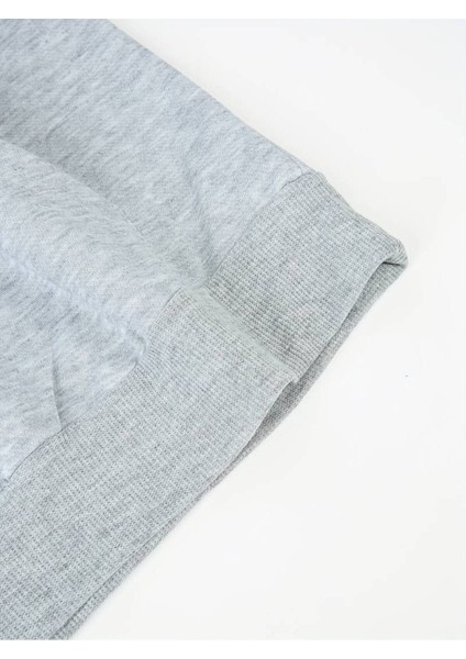 Unisex Kanat Detay Baskılı Oversize Bisiklet Yaha Sweatshirt Hoodie