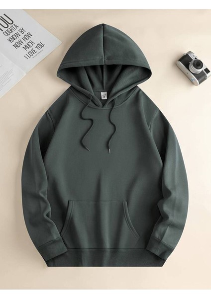 Unisex Upside Domn Baskılı Oversize Kapüşonlu Sweatshirt Hoodie fiyatları