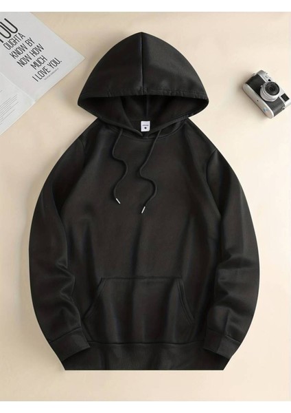 Unisex Nothing Baskılı Oversize Sweatshirt Hoodie fiyatları