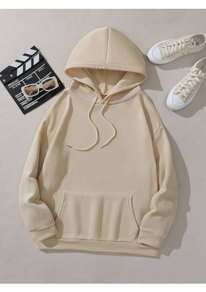 Unisex Faith Baskılı Oversize Sweatshirt Hoodie fiyatları