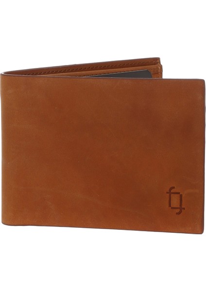 Açık Taba Erkek Deri Cüzdan FRK202