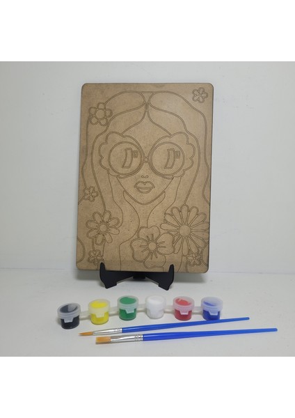 Mandala Boyama Seti-Ahşap Boyama-Ahşap Tuval-Model 230 fırsatları