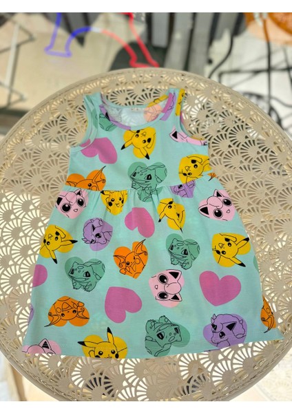 3 Adet Elbise ( Barbie / Mario / Pokemon) modelleri