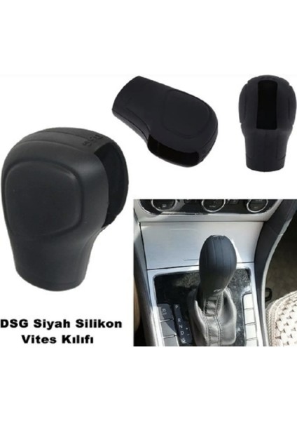 Dsg Silikon Vites Kılıfı Tüm Dsg Vites Araçlara Uyumlu Siyah Renk