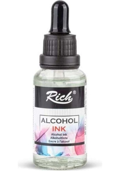 Alcohol Ink Alkol Bazlı Mürekkep 30 ml Çözücü 18618