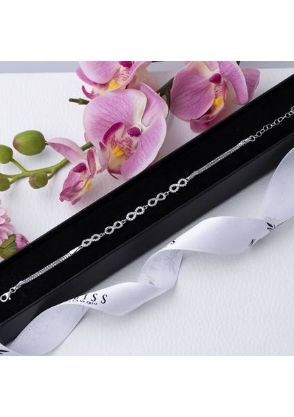 5'li Sonuzluk Model 925 Ayar Gümüş Kadın Bileklik modelleri