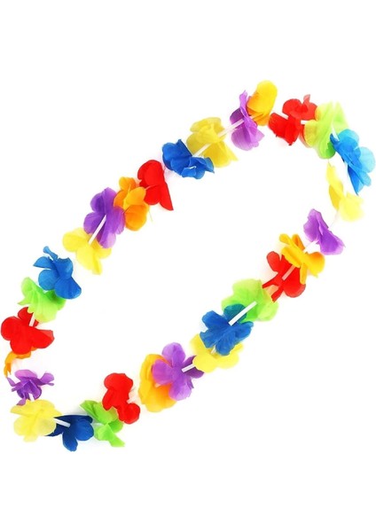 Hawaii Çiçekli Boyun Kolyesi - Renkli Tropikal Parti Leisi modelleri