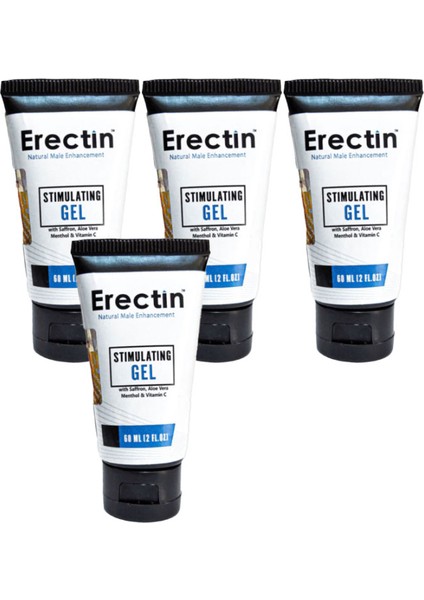 Ercetin 4 Tane Erkeklere Özel Yüksek Hızlı Aktivasyon Jel 50 ml / 4 x 50 ml