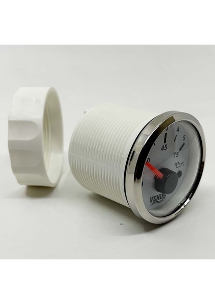 Marin Tip Yağ Saati Beyaz Göstergeli ( 5 Bar 75 Psi ) fiyatları