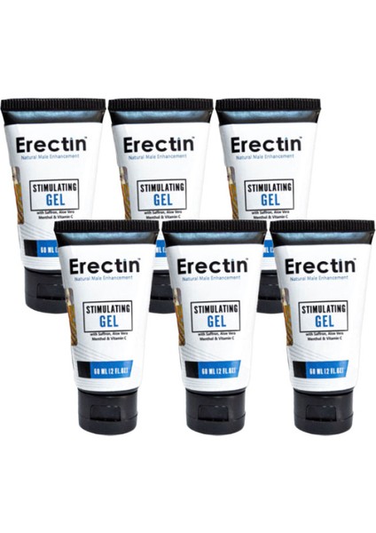 Ercetin 6 Tane Erkeklere Özel Yüksek Hızlı Aktivasyon Jel 50 ml / 6 x 50 ml