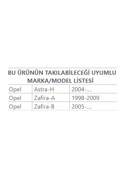 Opel Ön Fren Diski Astra H, Zafira A Bosch Marka