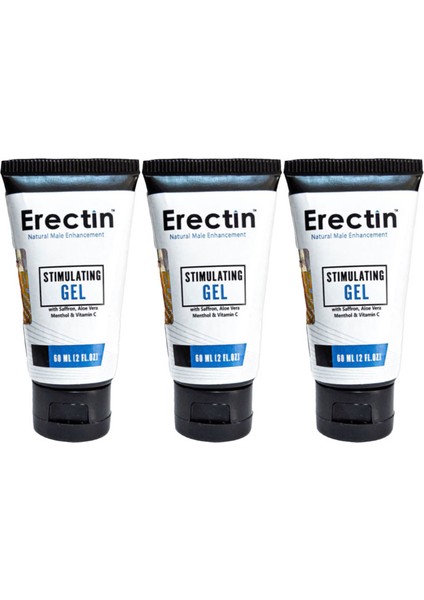 Ercetin 3 Adet Erkeklere Özel Yüksek Hızlı Aktivasyon Jel 50 ml / 3 x 50 ml