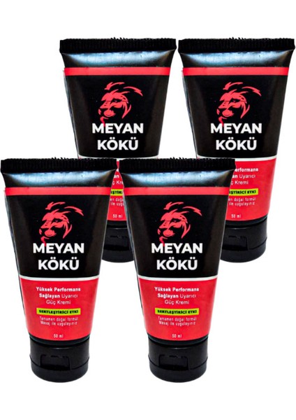 Meyan Kökü 4lü Adet Erkeklere Özel Yüksek Hızlı Aktivasyon Kremi 50 ml