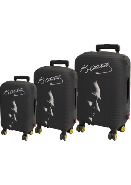 (My#51 Atatürk) Valizler Için Kılıf Seti (Kabin Orta ve büyük) fiyatları