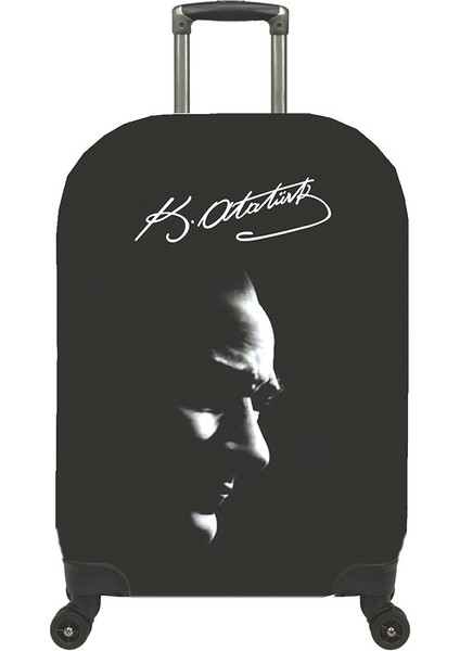 (My#51 Atatürk) Valizler Için Kılıf Seti (Kabin Orta ve büyük) fırsatları