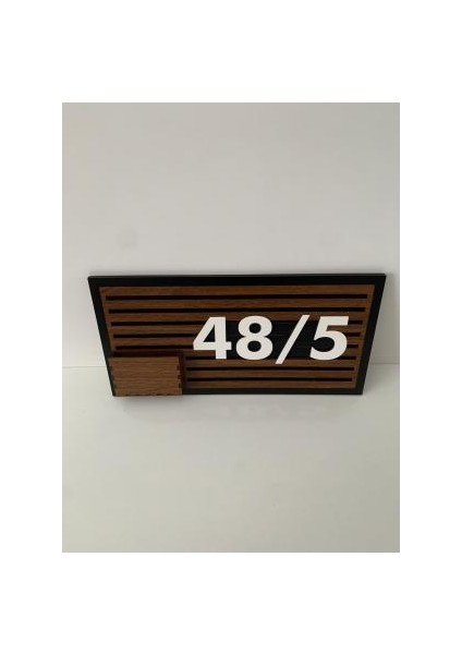 Kişiye Özel Numaralı Kapı Süsü Numaralık