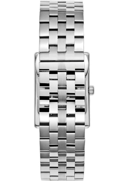 SL.09.2505.3.01 Sedefli Dikdörtgen Kadran Metal Kordon Metal Kasa 5 Atm Suya Dayanıklı Metalik Renk Kadın Kol Saati fırsatları