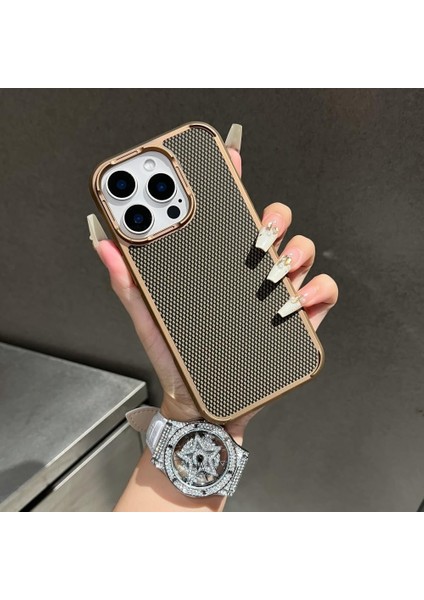 iPhone 12 Pro Kılıf A024 Manyetik Şarj Özellikli Karbon Tasarım Kapak