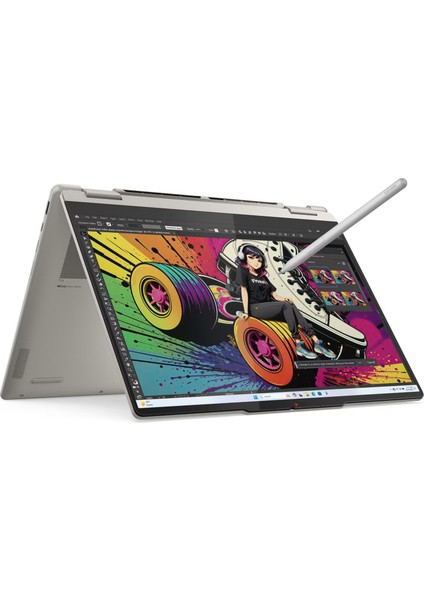 Yoga 7 2-In-1/ Ryzen Aı 7/ 32 GB Ram/ 1 Tb Ssd/ 14" 2.8k Wqxga+ Oled/ W11/ Laptop Deniz Kabuğu 83JR0059TR