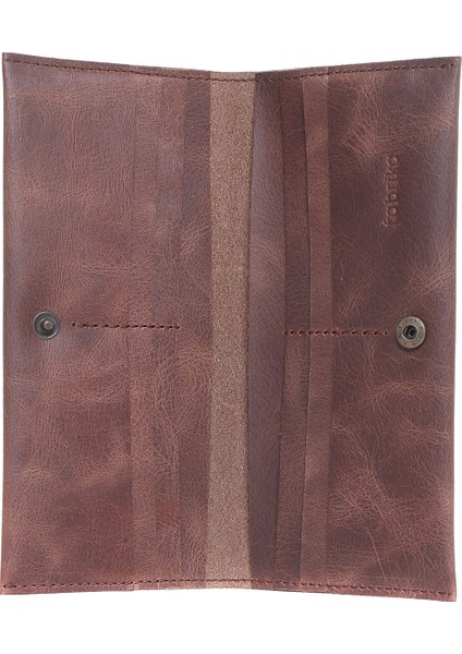 Kahve Erkek Deri Cüzdan FRK 251 CRAZY ÇIT ÇITLI fırsatları