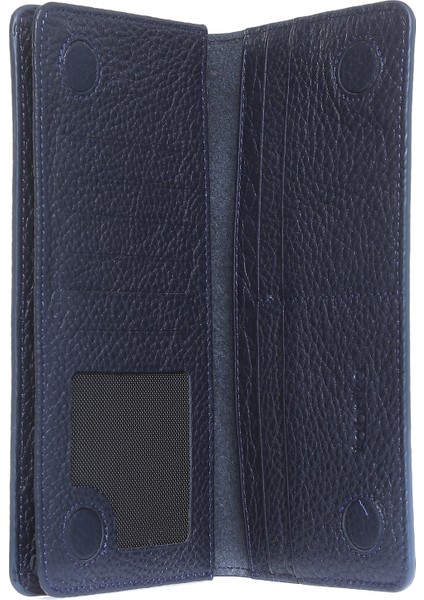 Lacivert Erkek Deri Cüzdan FRK 253 MIKNATISLI TELEFONLU FLT fırsatları