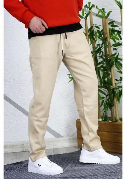 Erkek Slim Fit Örme Pantolon