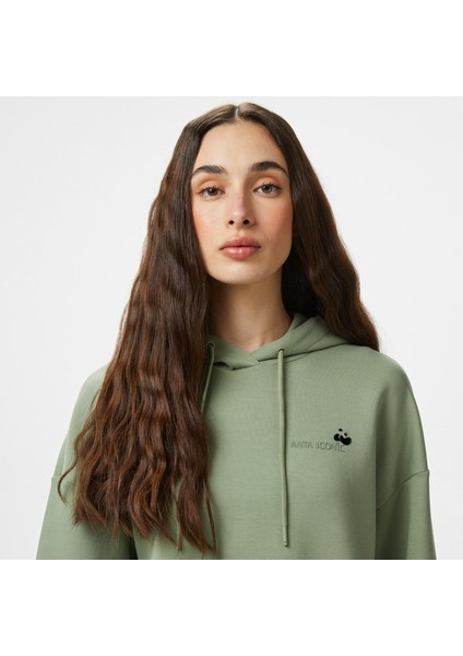 Iconic Kadın Yeşil Sweatshirt.2 fırsatları