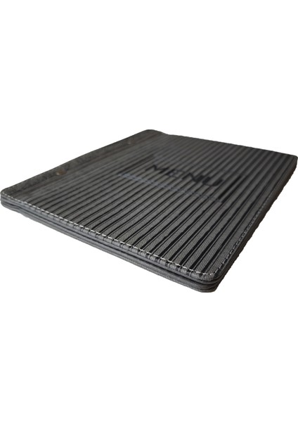 A5 - 5 Yapraklı Deri Menü Kabı - 23X15 cm (Gri-Siyah Çizgili) fiyatları