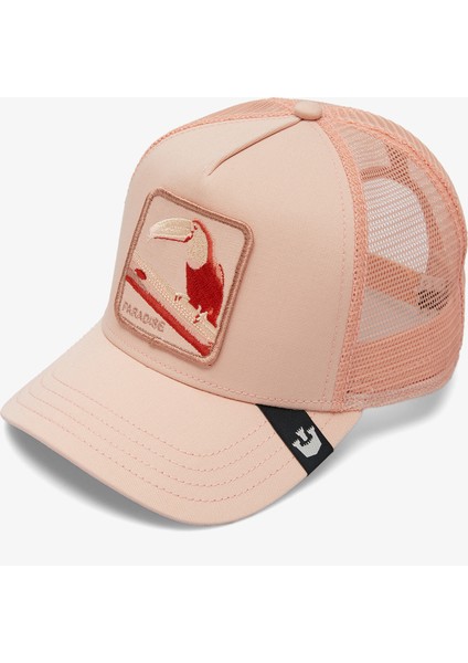 Toucan Mirage Unisex Pembe Şapka.coral