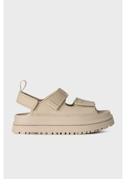 Logolu Tırtıklı Kalın Taban Cırtlı Sandalet Çocuk Sandalet 1152813K